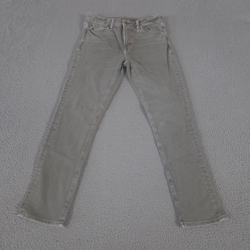 American Eagle Jeans Mens 30x30 Gray Slim Easyflex Recycled Cotton Stretch Denim